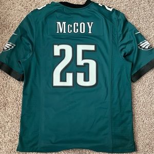 Nike Authentic LeSean McCoy Eagles On Field Green Jersey Mens Size XL